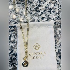 Kendra Scott Brielle Convertible Medallion Chain Necklace in Gold